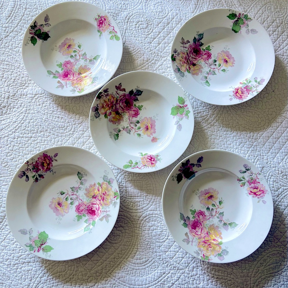 Bernardaud Limoges Pink and Yellow Dinnerware Set❣️
